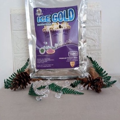 

Powder Drink Premium Ice Gold Mix Rasa Taro 1 Kg