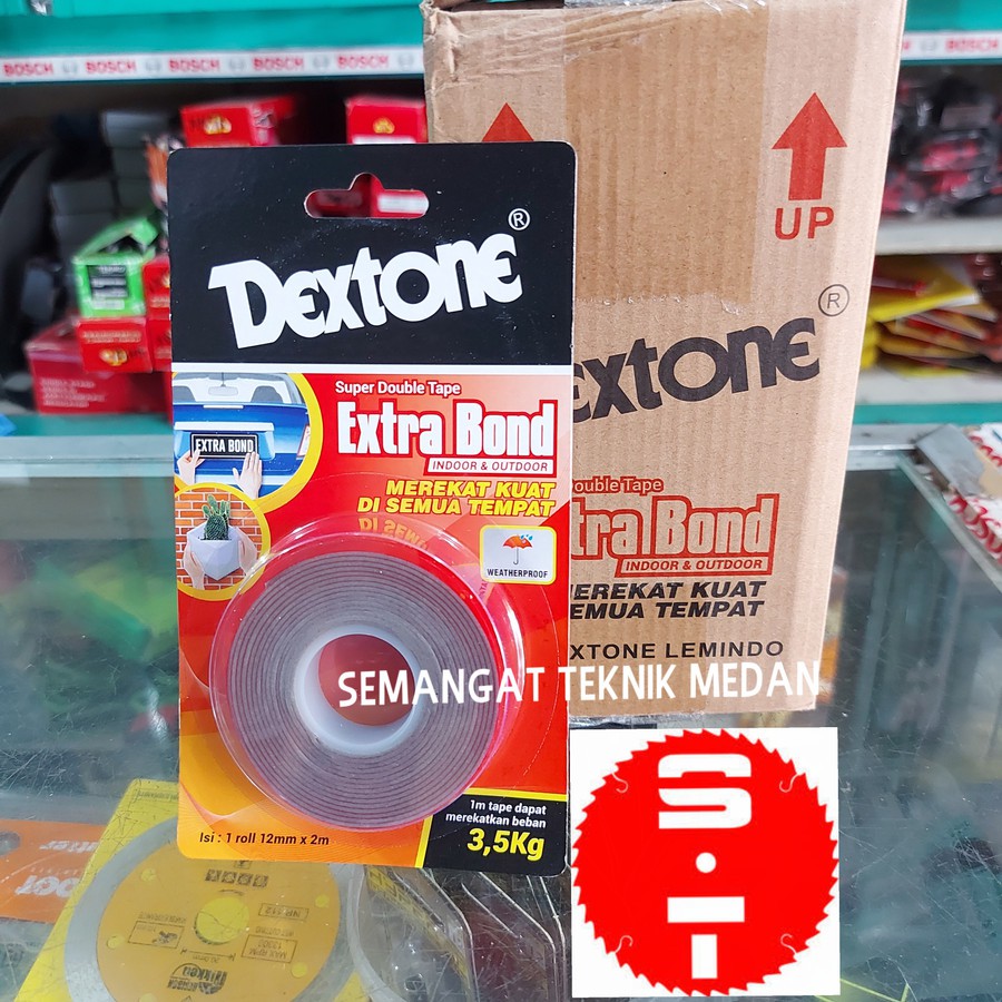

LEM SUPER DOUBLE TAPE EXTRA BOND OUTDOOR BENING 12mm x 2 METER DEXTONE