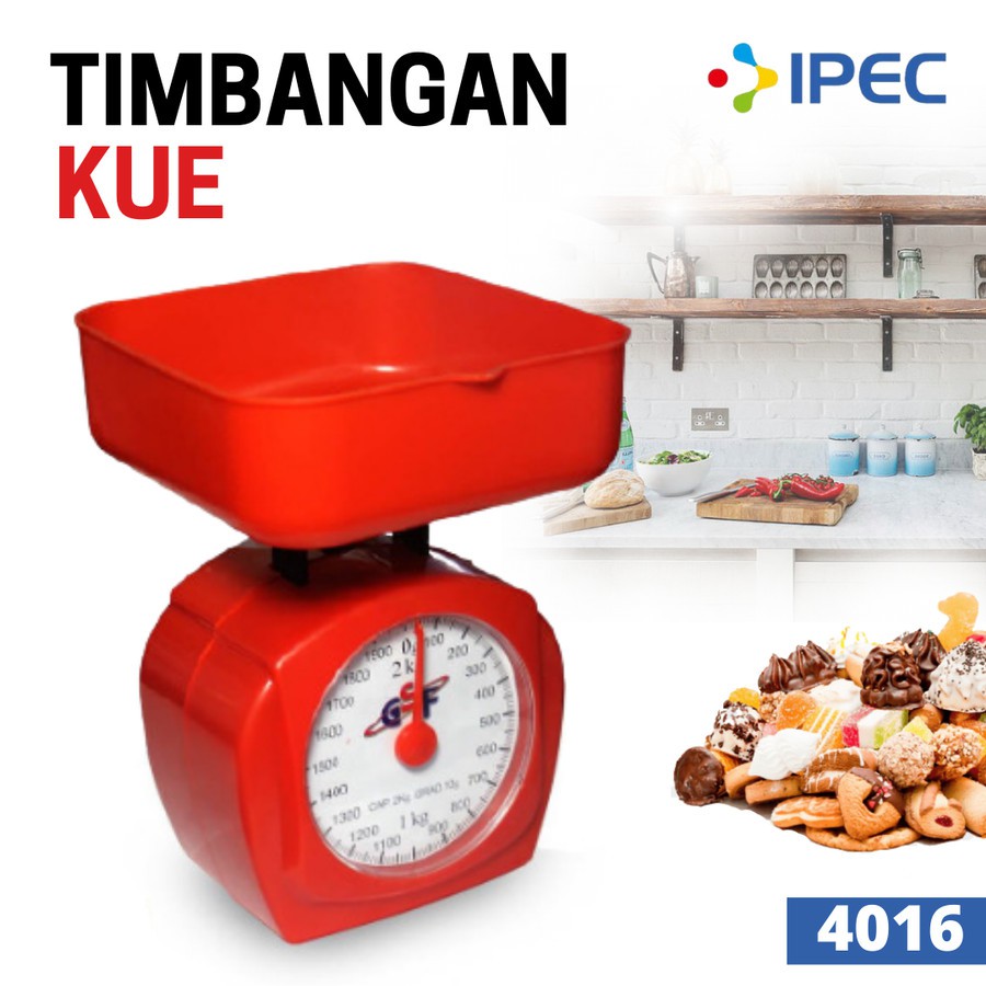 Timbangan Kue Serbaguna Analog / Timbangan dapur Manual Timbangan GSF Kapasitas 2 KG GSF 4016