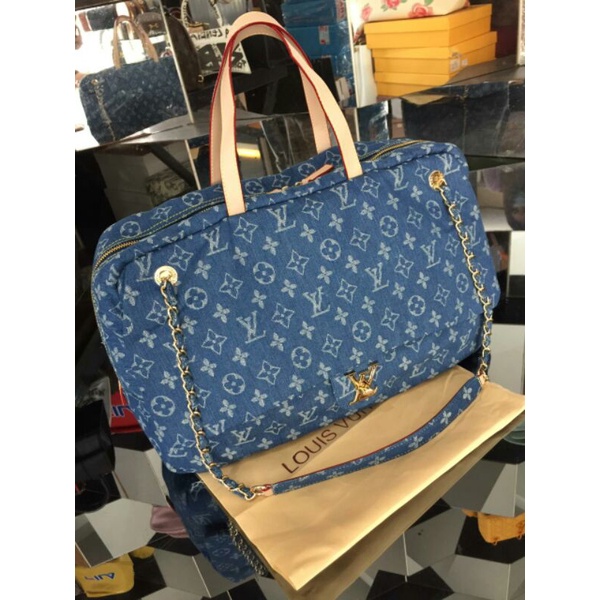 denim lv bag