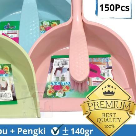 ♤ Mini Dustpan Sapu Pengki Mini Set - Pink D ✭