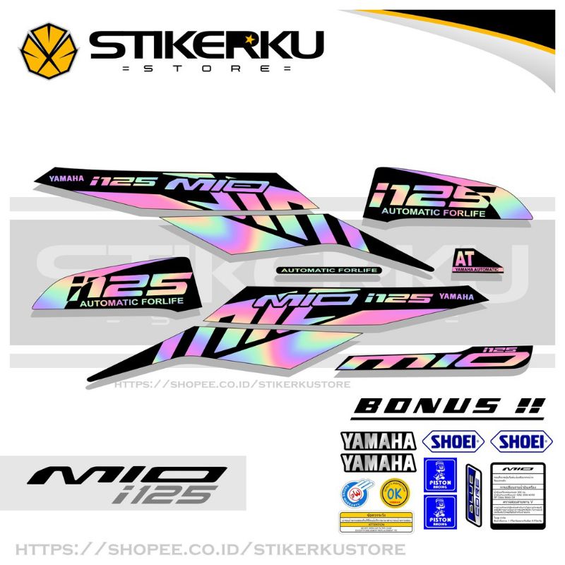STRIPING MIO i125/ MIO M3/ MIO Z/ STIKER MIO M3/STICKER MIOi125/ STICKER VARIASI