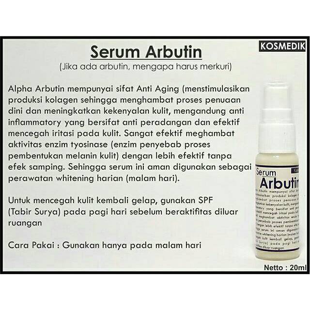 Serum arbutin