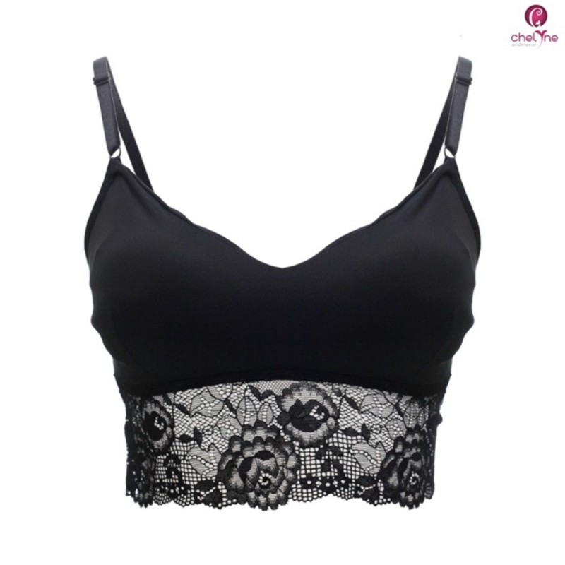 BH | Bralette Fashion CHELYNE Tanpa Kawat Bahan Lycra