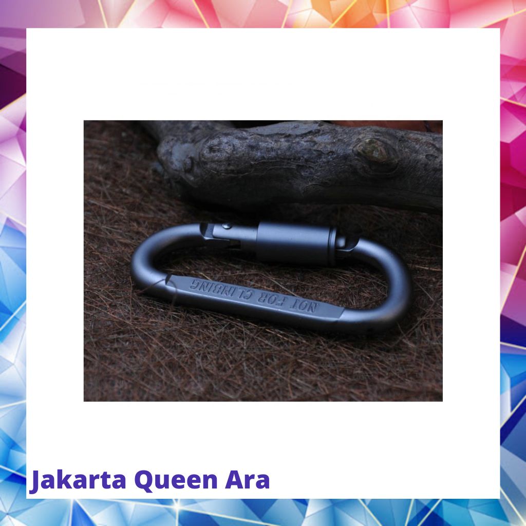 LIXADA Quickdraw Carabiner Gantungan Tas Aluminium - AT760