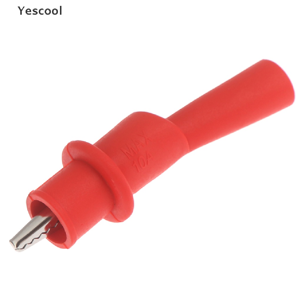 Yes 2pcs Kabel Jepit Buaya Insulated Untuk MultiMeter