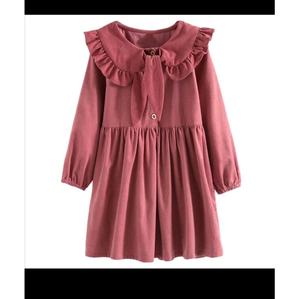 TokoMilkan - Dress Anak Perempuan NANA Umur 2-6 Tahun Bahan Corduroy