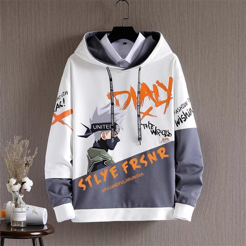 JOSJOLI_STORE/Sweater Hoodie Dialy/Atasan Pria Dewasa Lengan Panjang/Fit L XL