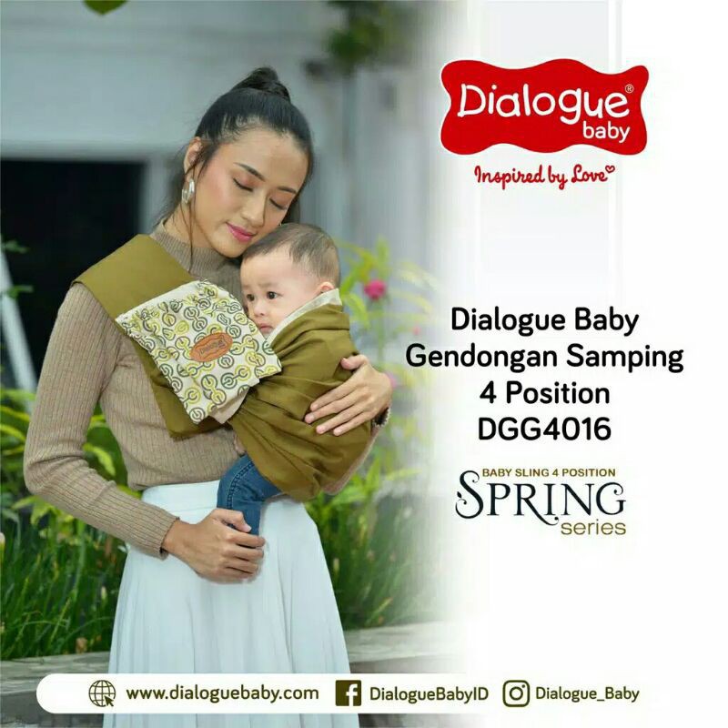 Promo !! PROMOO !!! DIALOGUE BABY GENDONGAN SAMPING DGG 4015/4016 - GENDONGAN SAMPING SPRING SERIES