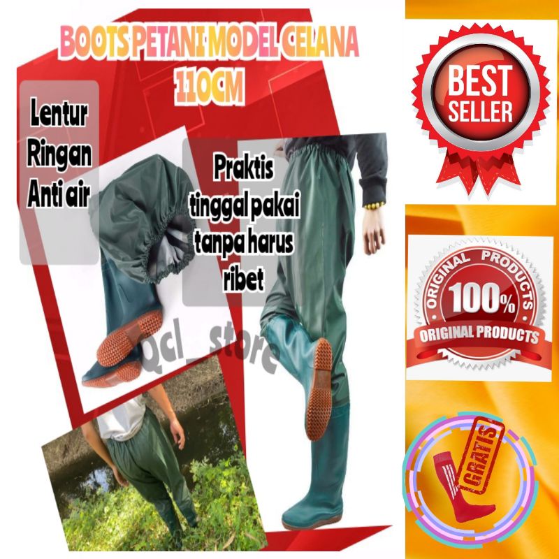 SEPATU BOTS KARET CELANA SEPINGGANGPETANI ((110 cm)) SEPATU PETANI SEPATU
SAWAH SEPATU BOOT KARET