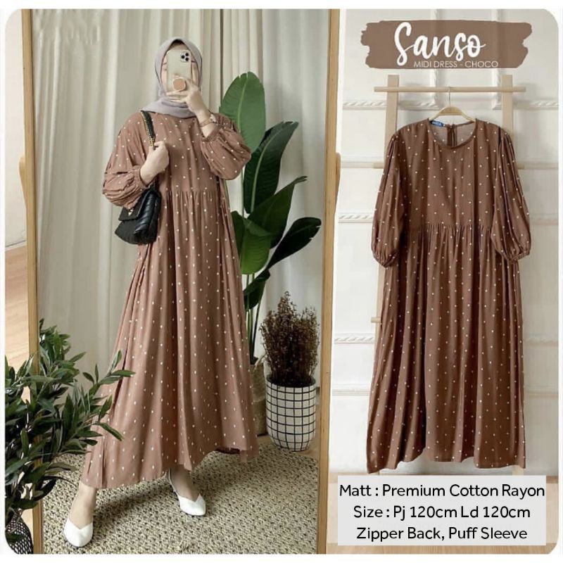 PROMO SANSO MIDI DRESS JUMBO LD 120