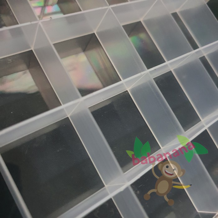 Kotak penyimpanan baut 24 sekat box sparepart set box screw obat