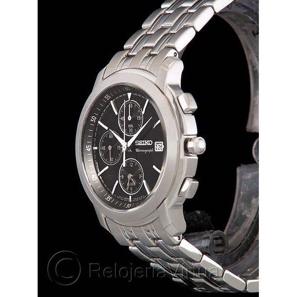 Seiko Quartz SNAB83P1 Chronograph Alarm Dual Time | Jam Pria SNAB83