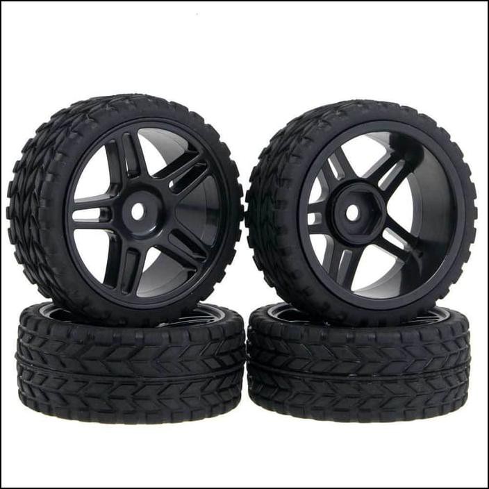 HOT SALE RC 905B-6017 BAN KARET PLASTIK 4PCS UNTUK HSP HPI 1 10 MOBIL ON-ROAD TERBAIK