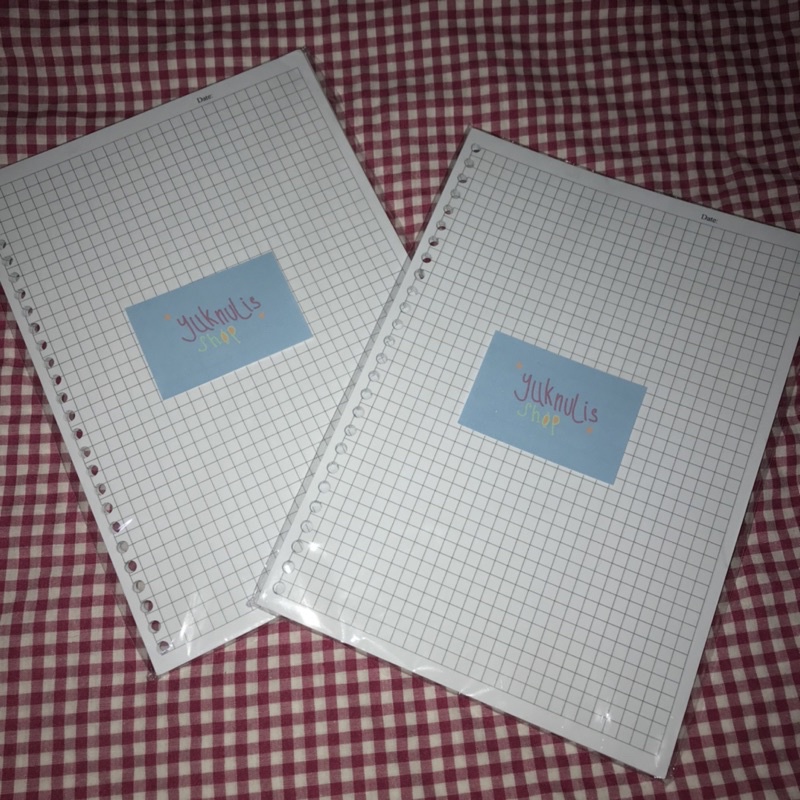 

loose leaf B5 grid