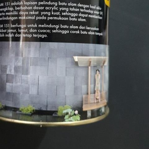 Cat vernis pelapis batu alam stone coating AM 151 AM151 clear gloss