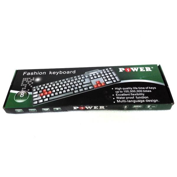 Power Fashion Keyboard KP 103 - hitam