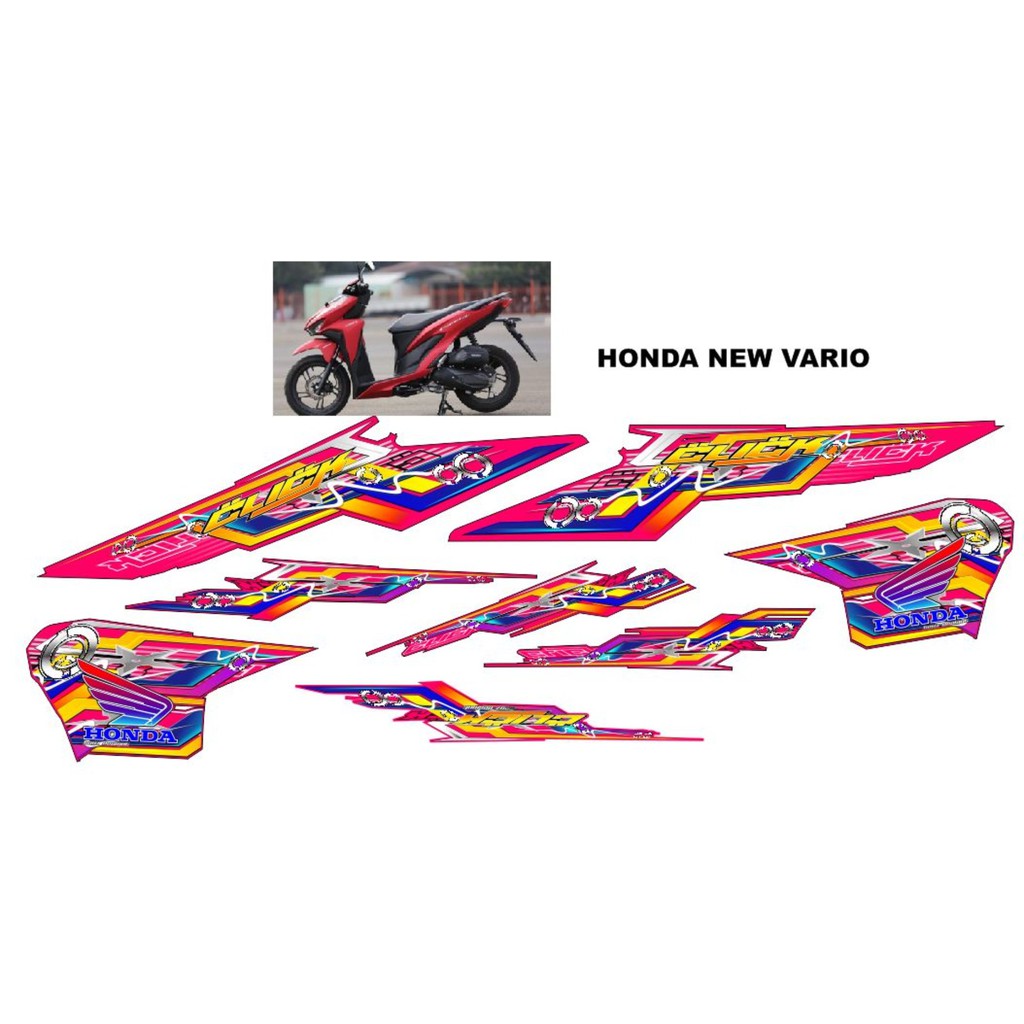 striping new vario 150 click.
