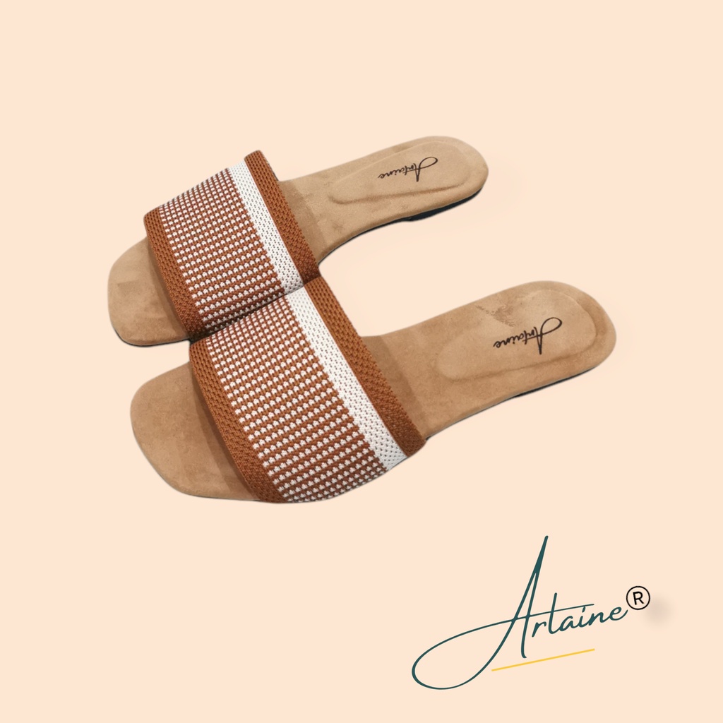 Arlaine Ayumi Sandal Flat wanita ( Tanpa Dus )