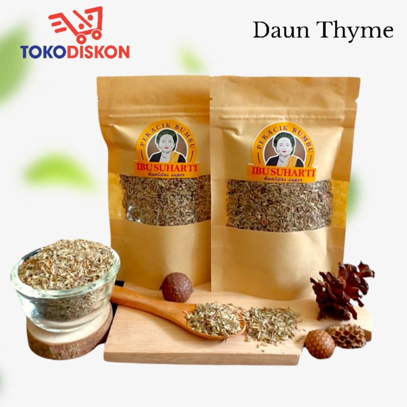 

Rempah Daun Thyme Kering - Bumbu Masakan // Premium