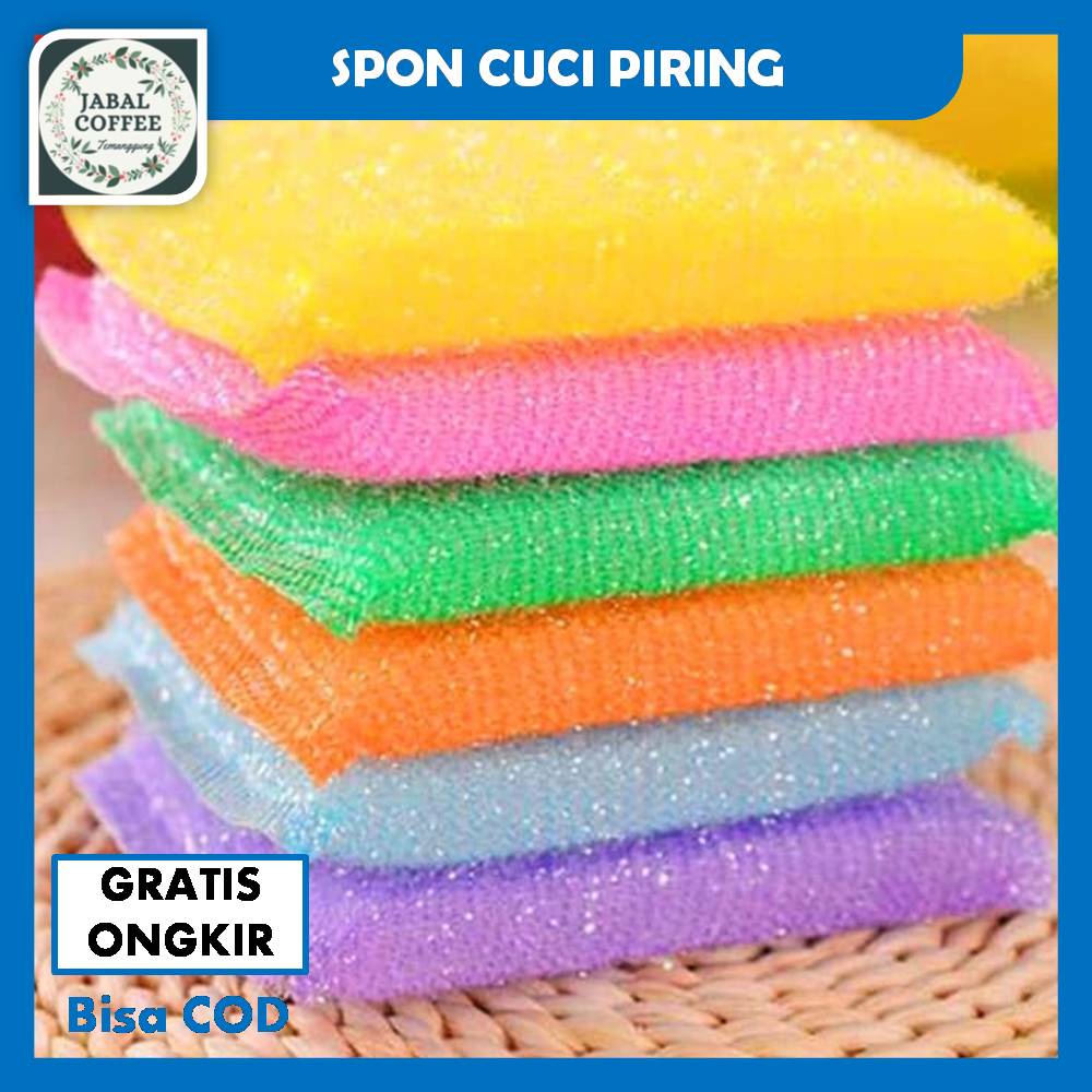 Super Magic Spons / Spon / Spon Cuci Piring / Spons Cuci Piring Warna Warni Serbaguna J45