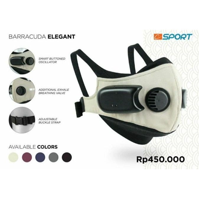 Masker Elektrik Barracuda Elegant Masker Earloop Hijab