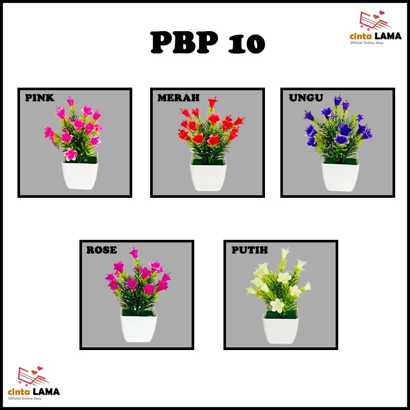 Cinta Lama/ Dekorasi Bunga Plastik Hiasan Rumah Tanaman Artificial Flower Import / PBP 08 / PBP 10-PBP 10