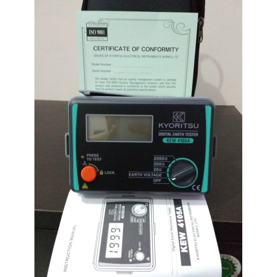 MEGER GROUNDING 4105A / KYORITSU 4105A / GROUNDING TESTER 4105A ~El~Xt1~