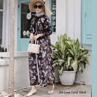 Zea Long Cardi cardigan outer ceruty oversize