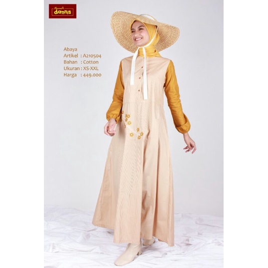 DANNIS ABAYA A210504 TERBARU PROMO ABAYA DANNIS GAMIS DEWASA DANNIS ORIGINAL TERBARU