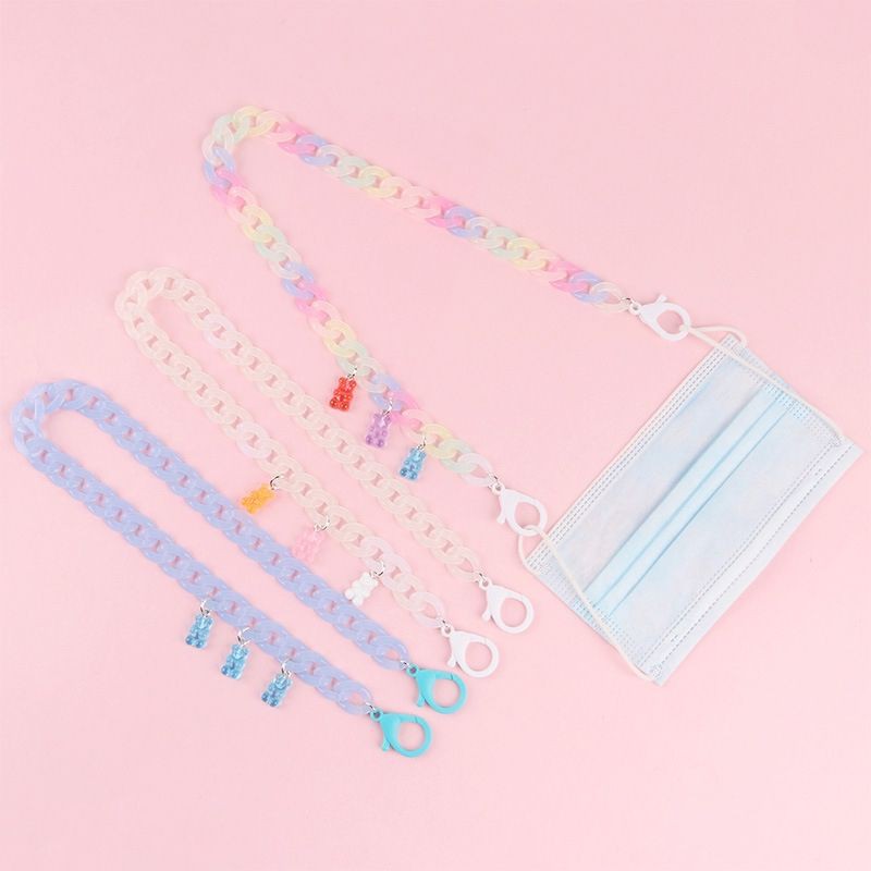 Strapmask Jelly Gummy Bear / Pengait Masker Jelly Gummy Bear / Tali Masker Jelly Gummy Bear