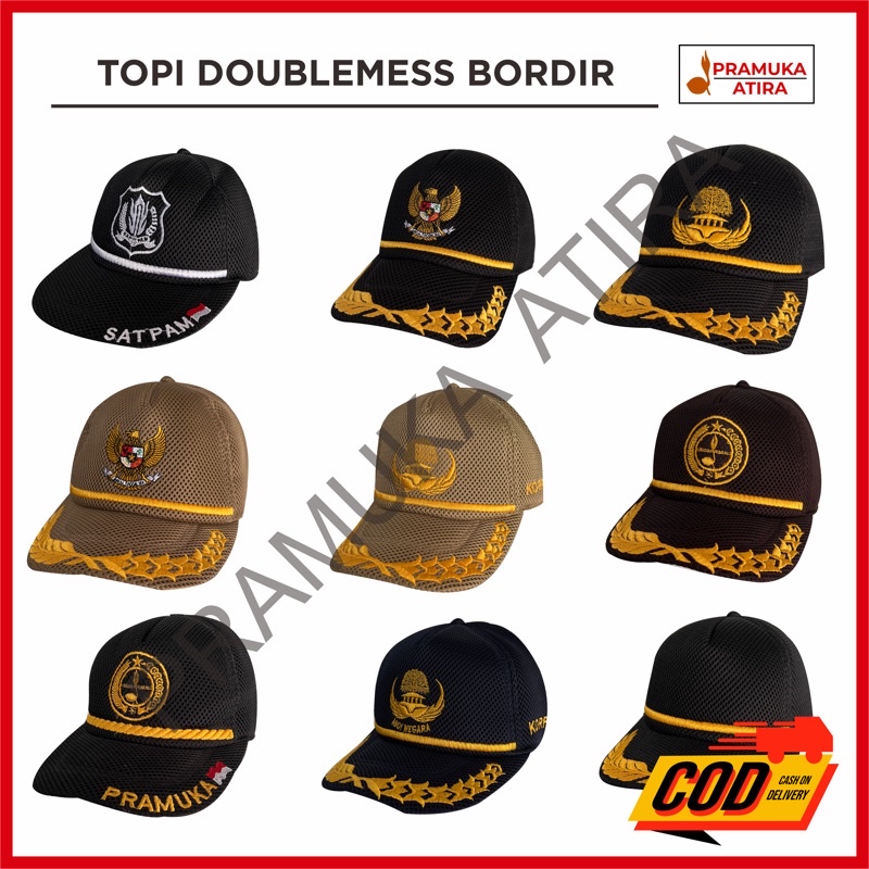 Topi Doublemess Pramuka Korpri Garuda