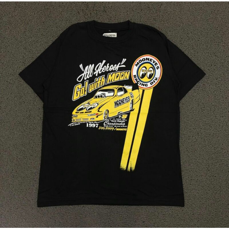 KAOS MOONEYES JIM DUNN | BAJU MOONEYES | T-SHIRT MOONEYES MIRROR 1:1 PREMIUM