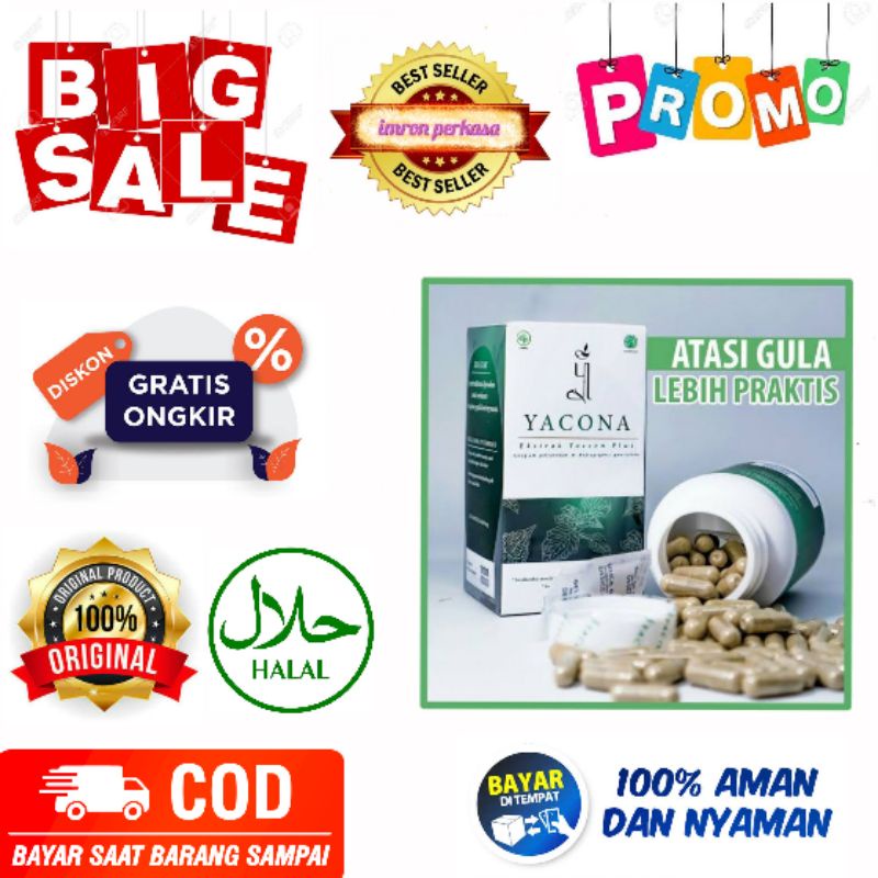 Yacona Original Obat Diabetes Munurunkan Gula Darah - Yacona Asli Mengobati Gula Darah / Diabetes