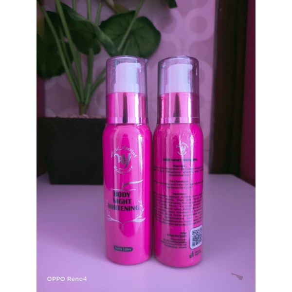 Handbody pencerah Dr widyarini BPOM/Lotion malam pemutih aman