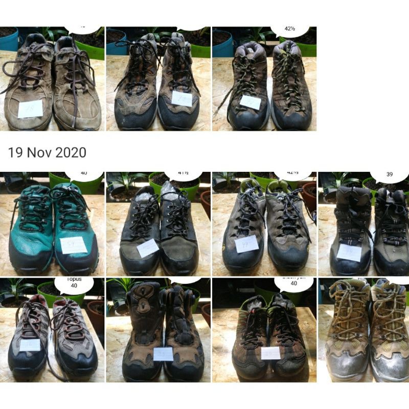 borongan sepatu outdoor/hiking