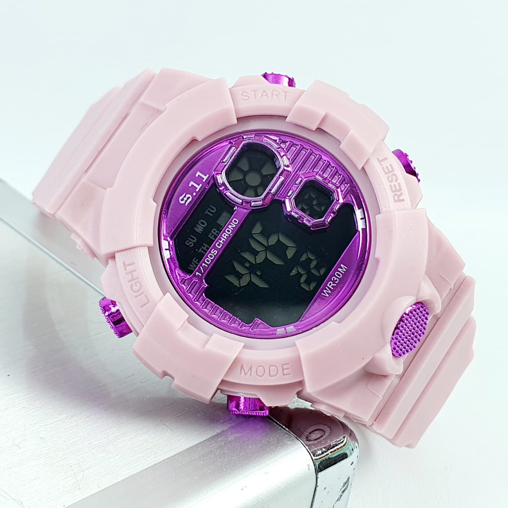 Jam Tangan Pria/Wanita Keren Sporty Digital 5.11 Strap Rubber SS-23 Anti Air