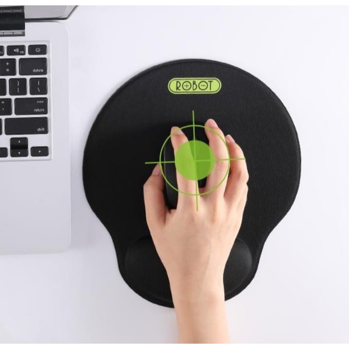 MOUSEPAD BANTAL ROBOT RP02 with Ergonomic Wrist Rest Anti Slip