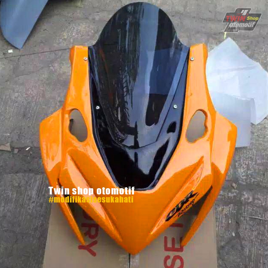 TOPENG HONDA NEW CBR150R FACELIFT V5 VISOR CBR 150R K45N K45G ORANGE REPSOL