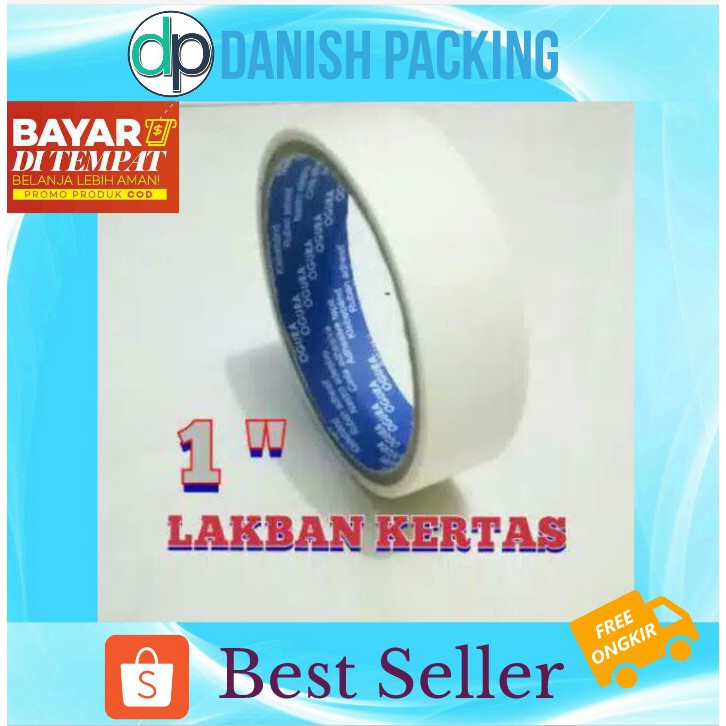 

LAKBAN KERTAS 1" BISA DITULIS DENGAN PEN