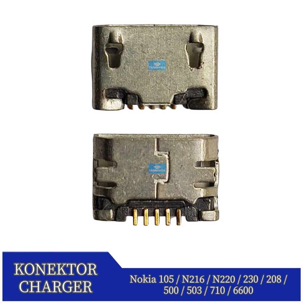 Konektor Charger Nokia 105 / N216 / N220 / 230 / 208 / 500 / 503 / 710 / 6600