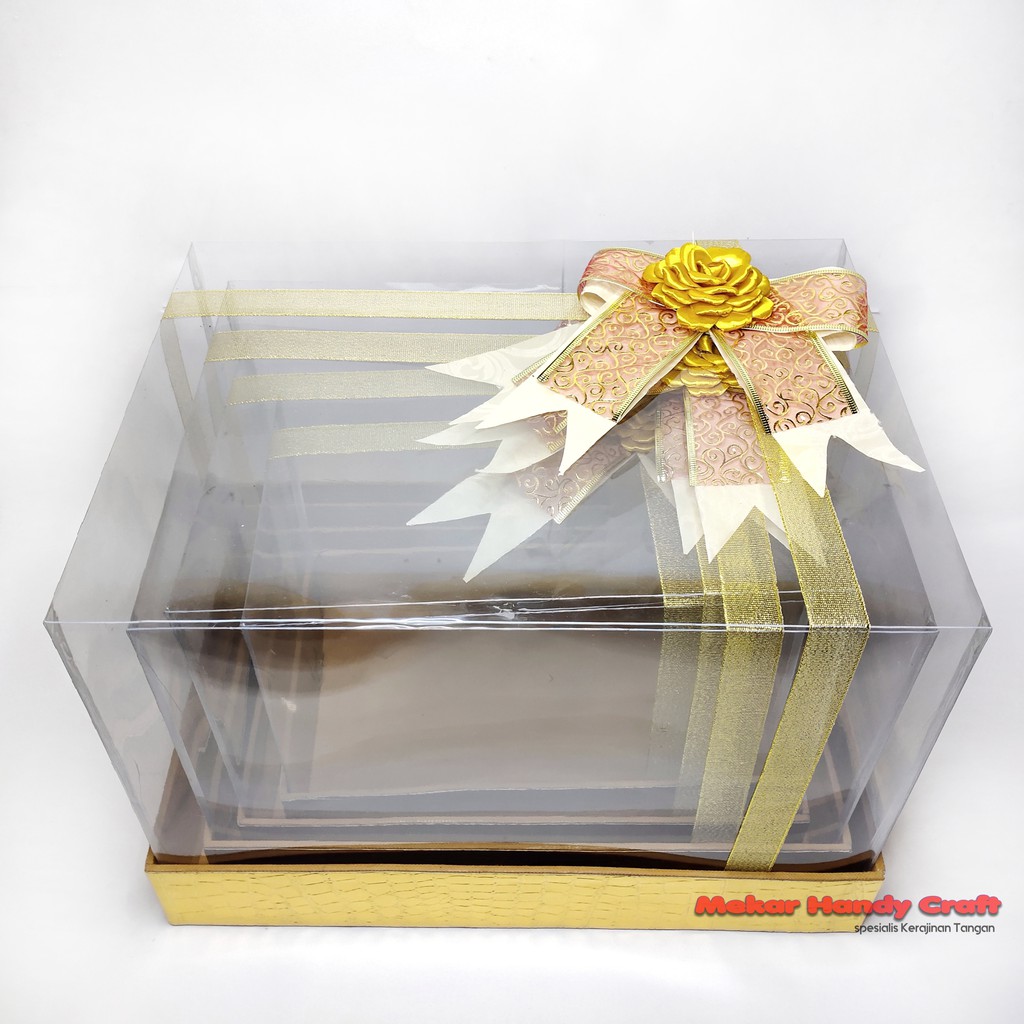 Jual Kotak Seserahan Pernikahan Hantaran Mika Tinggi Indonesiashopee Indonesia 9381