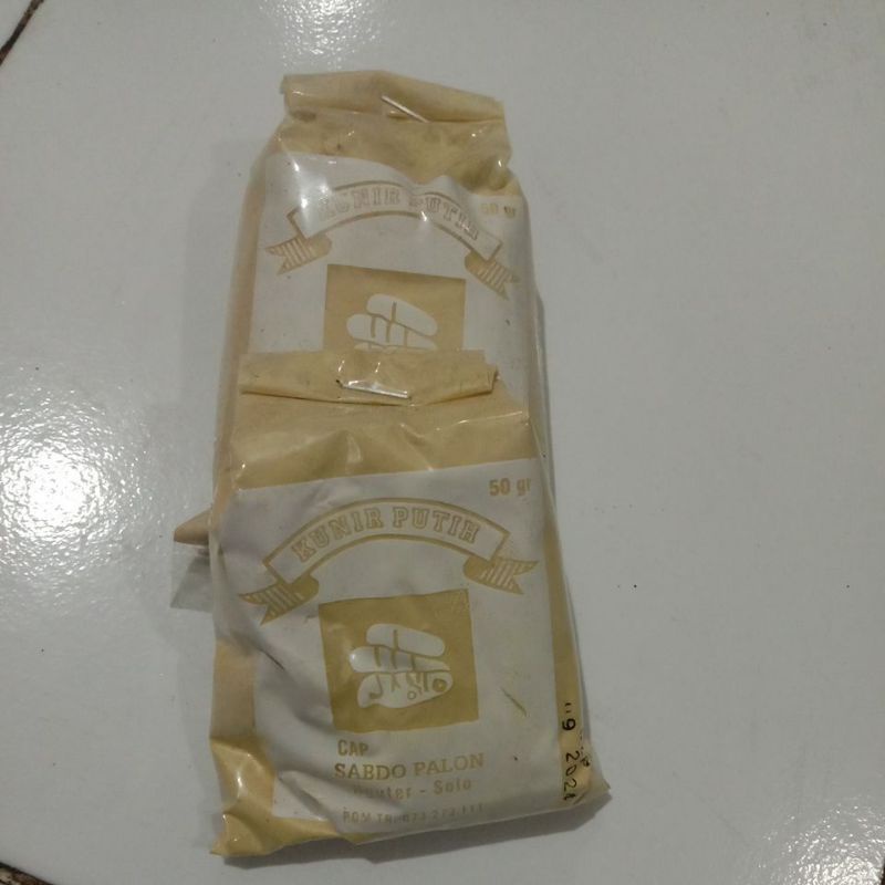 

serbuk kunir putih asli sabdo palon kemasan 50gram