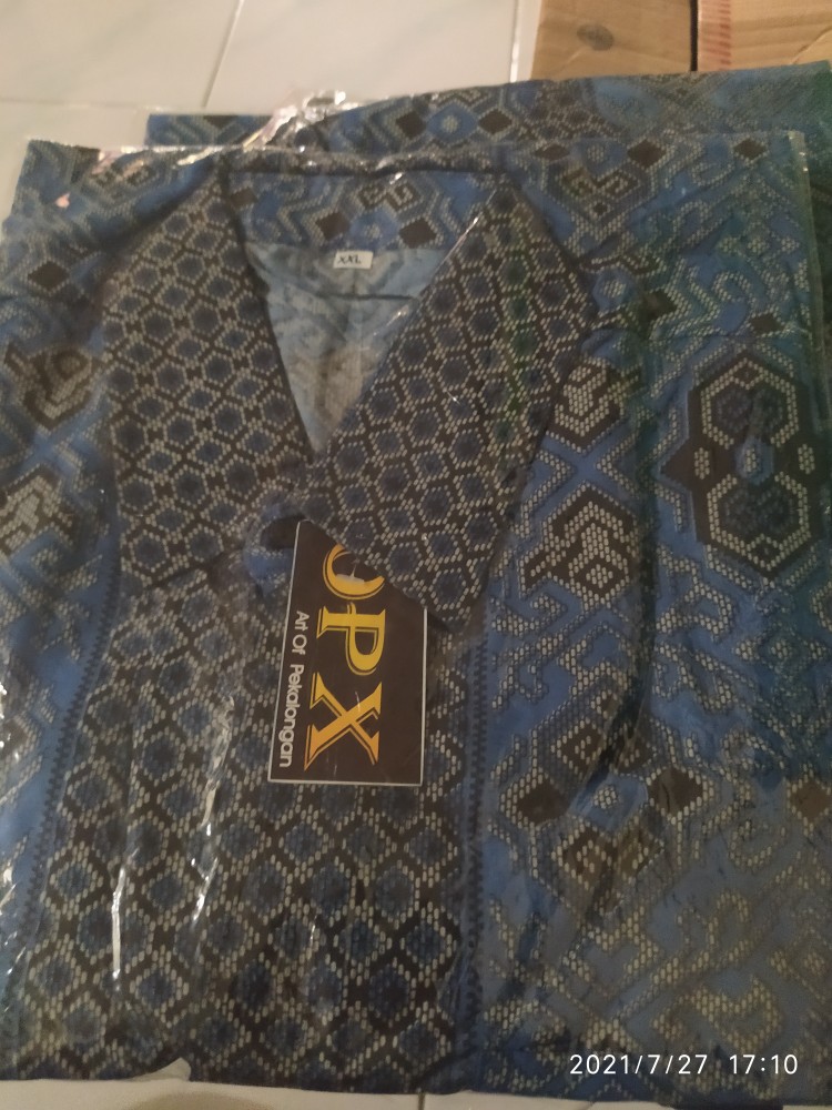 Size M L Xl Xxl Bswart Batik Hrb026 Kenongo Hem Pendek Padi Pekalongan M L Xl Batik Pria Murahl