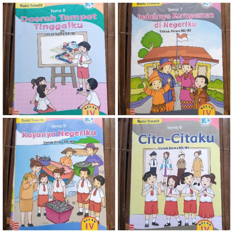 Lks Kelas  4 Sd Modul Tematik K13 SEMESTER 2 Bina Pustaka