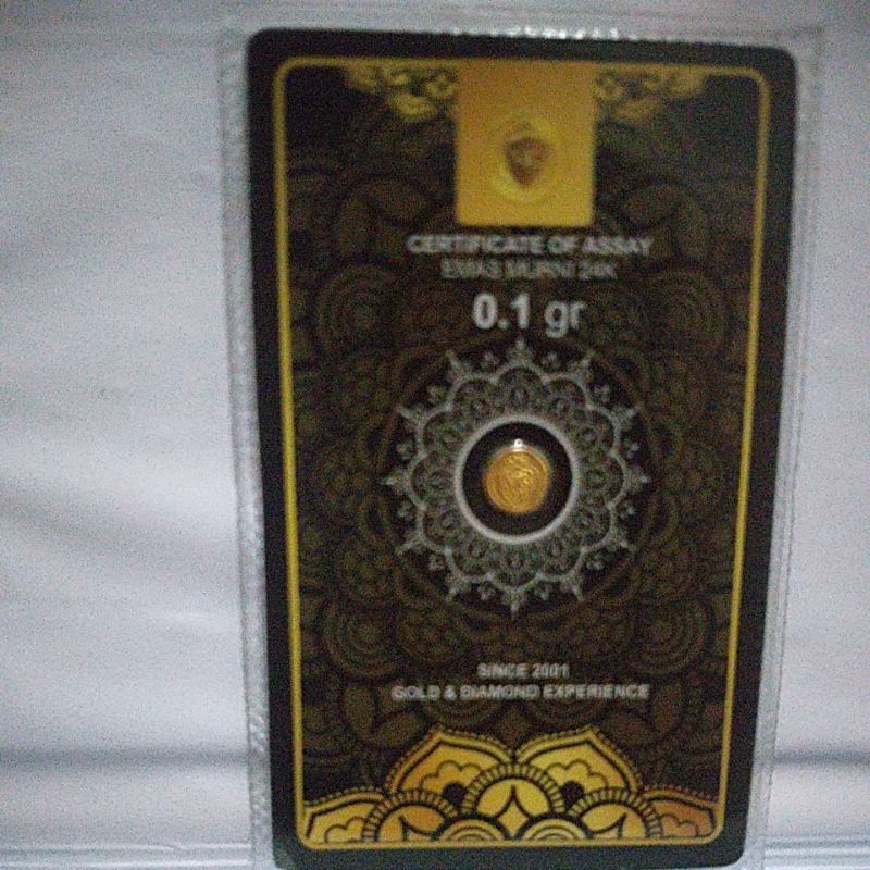 minigold 0,1 gram