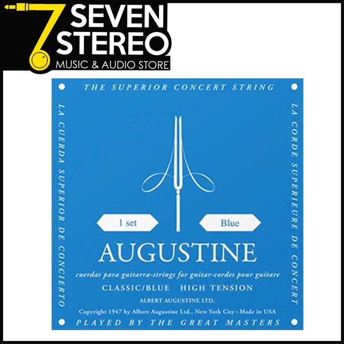 Albert Augustine Classic Blue String Set Hi Tension