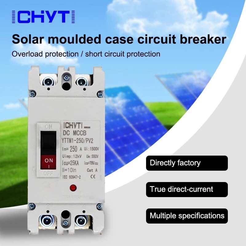 MCCB DC 250A 550V Moulded Case Circuit Breaker MCB ICHYTI YTTMI-250