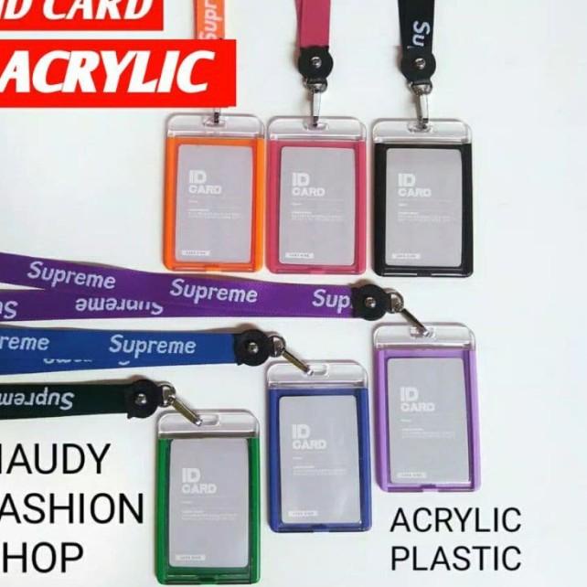 

noin Name tag ID CARD HOLDER Supreme ACRYLIC / GANTUNGAN NAMA ☼ 9