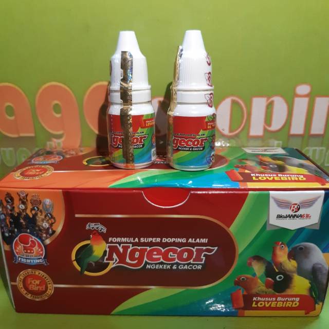 Biojanna6 ngecor 10ml biojanna super doping alami ngekek  vitamin obat lovebird bio janna6